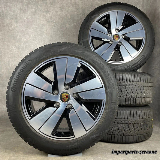 ホイール ウィンターセット ポルシェ タイカン 19 インチ 純正 S Aero ホイール 9J1073600B Top tat　-1812