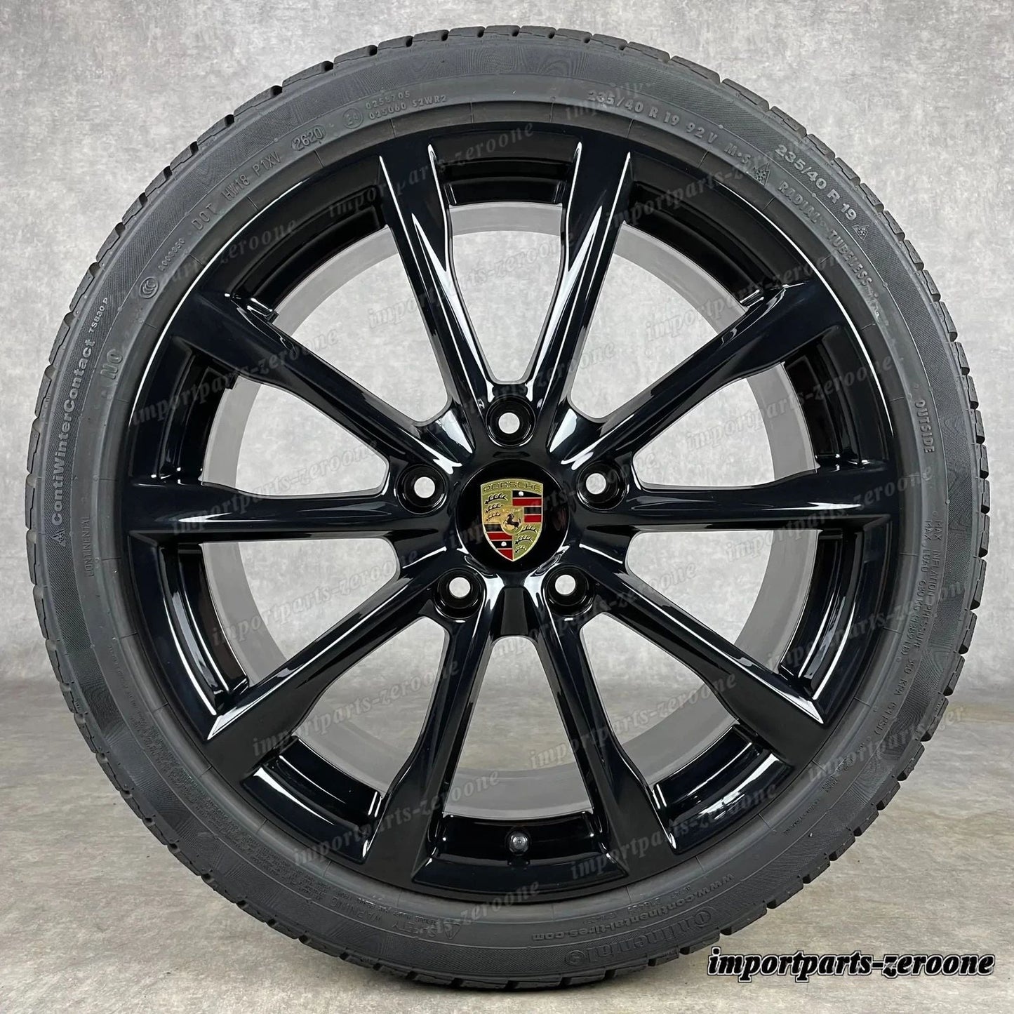 ウィンターセット ポルシェ 718 982 ボクスター/ケイマン 19インチ 純正 ボクスター S　-1814