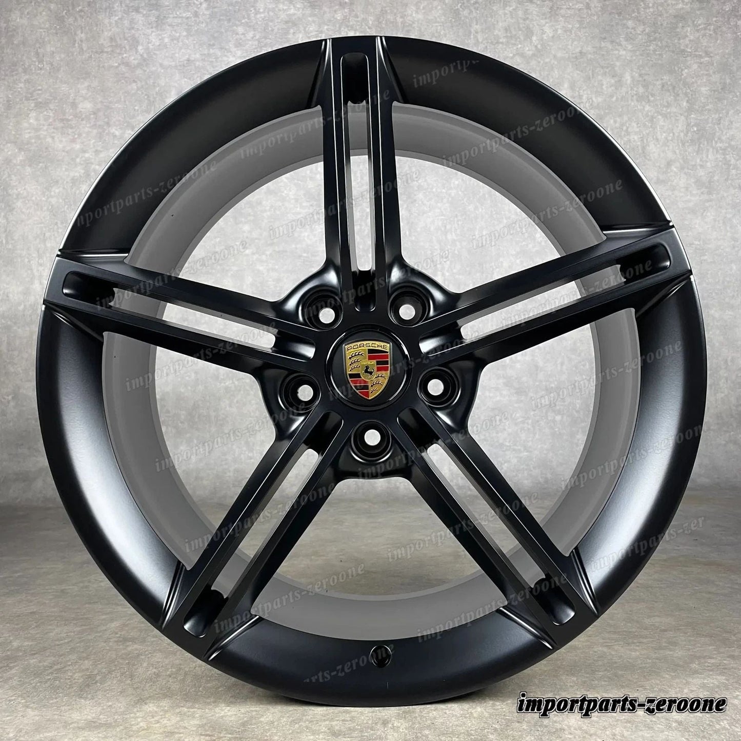 ポルシェ タイカン ホイール 純正es 21インチ Mission E Design 4S ターボ S GTS Noir　-1835