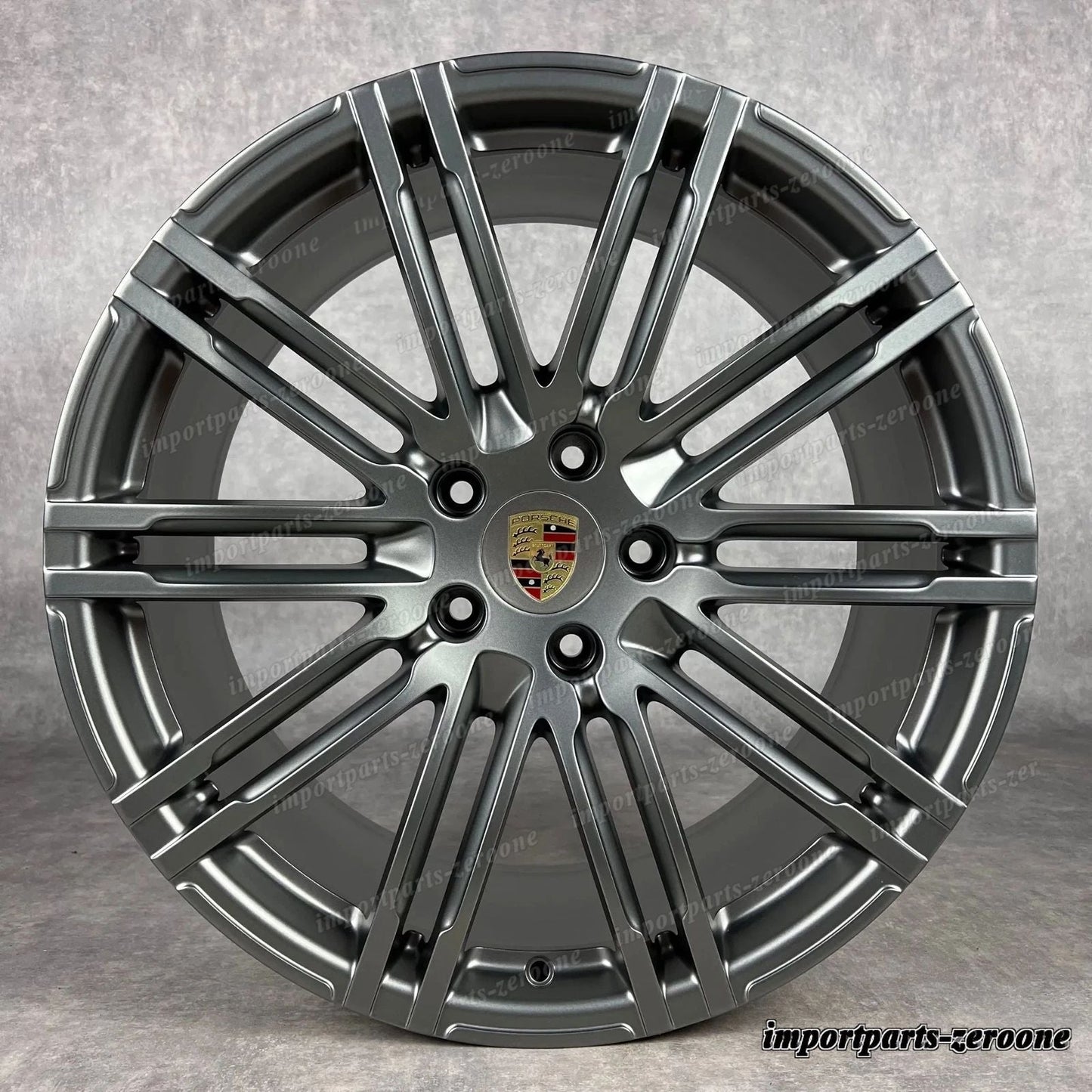 純正 ポルシェ カイエン E2 958 21インチ 911 ターボ III ホイール Platino S GTS 92A 新品　-1839