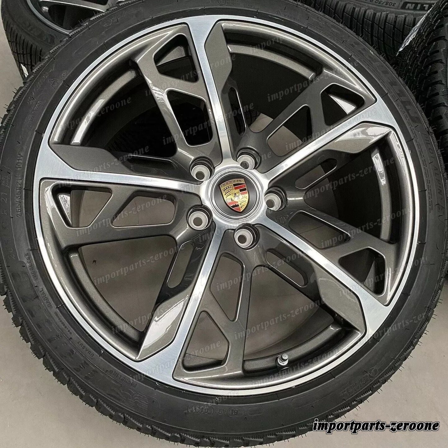 21 インチ 純正e ポルシェ タイカン Cross Turismo 4S ターボ S Ruote Invernali　-1880