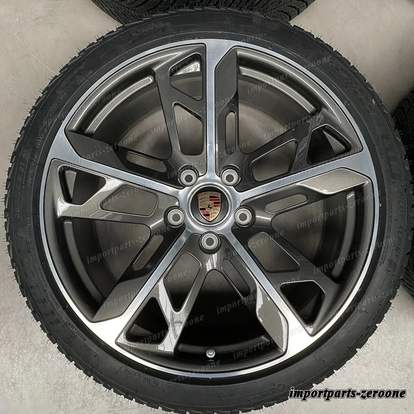 21 インチ 純正e ポルシェ タイカン Cross Turismo 4S ターボ S Ruote Invernali　-1880