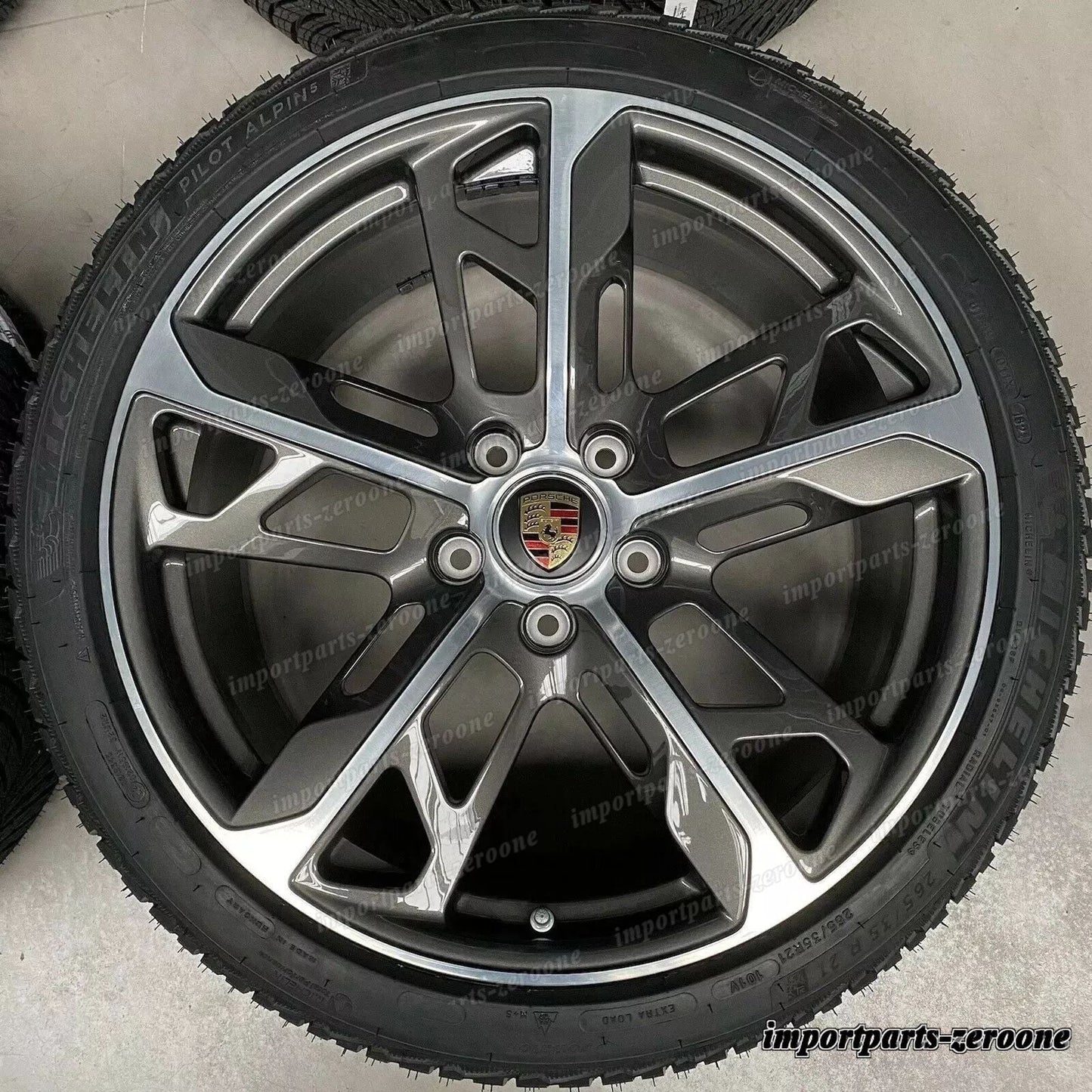 21 インチ 純正e ポルシェ タイカン Cross Turismo 4S ターボ S Ruote Invernali　-1880