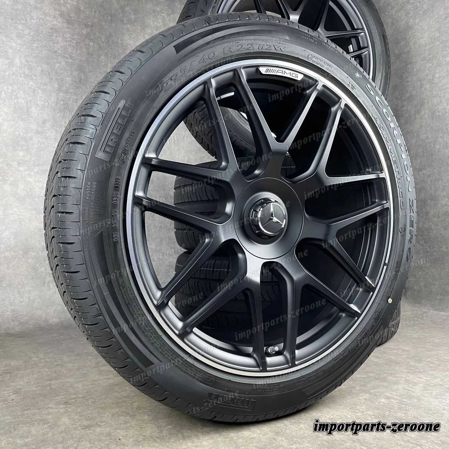 純正e メルセデスベンツ G63 AMG Cerchioni 10x22 インチ ET36 A4634012000-7X71 G W463 Nuovo　-1884