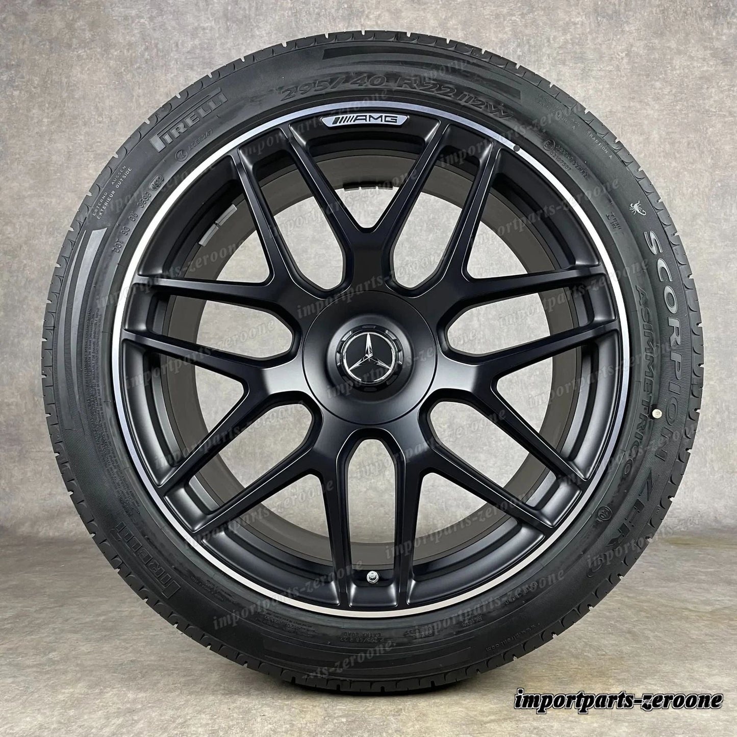 純正e メルセデスベンツ G63 AMG Cerchioni 10x22 インチ ET36 A4634012000-7X71 G W463 Nuovo　-1884