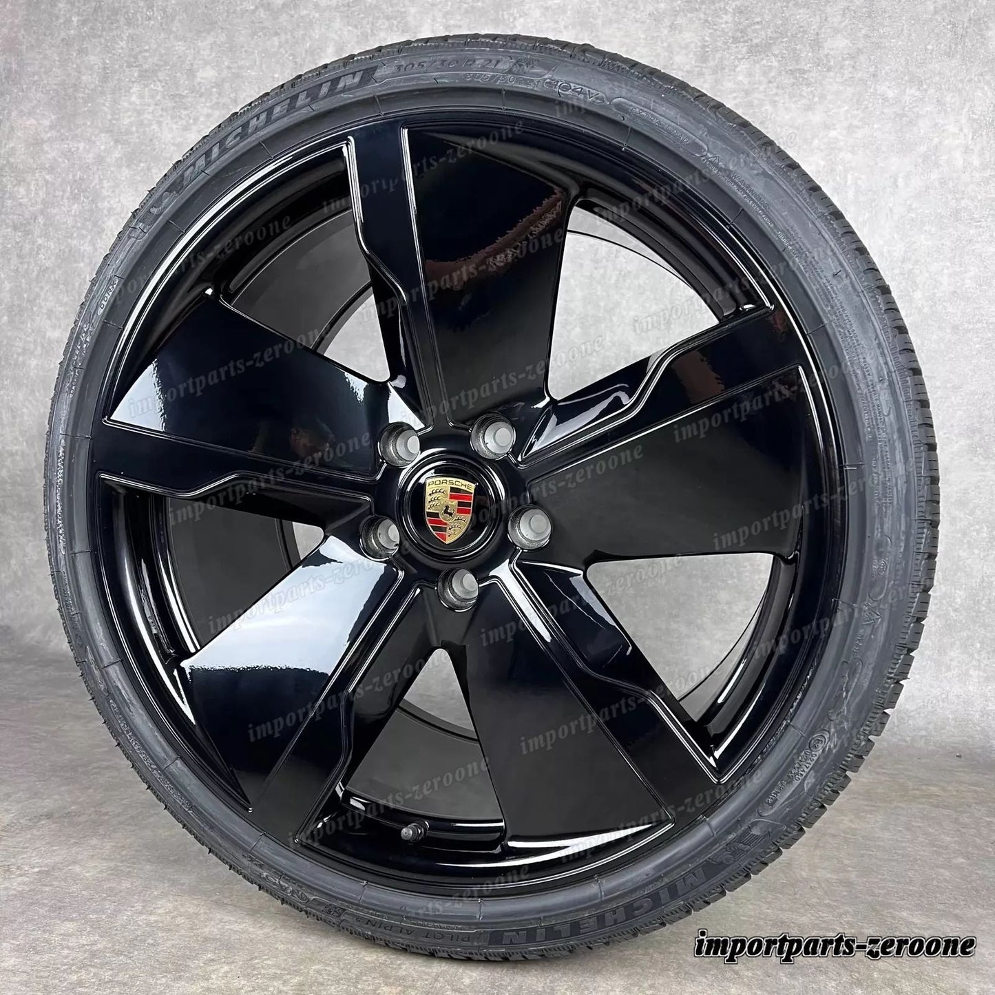冬用 ポルシェ タイカン 21インチ 純正 Exclusive ホイール 4S GTS ターボ s Turismo　-1901