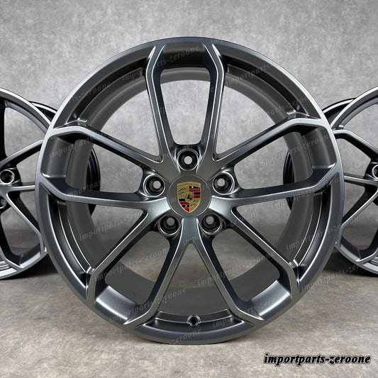 ポルシェ 982/718 ケイマン/ボクスター 20 インチ 純正e GT4 Style Edition Cerchi Platinum　-1916