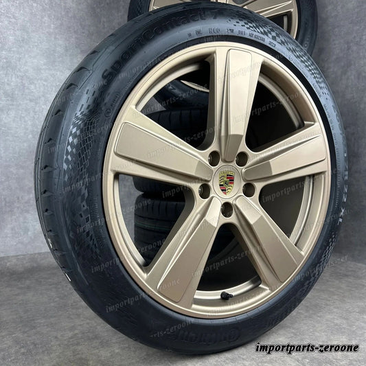夏用 カイエン Coup E3-2 22インチ 純正 Exclusive Design ホイール 9YB ネオダイム　-1922