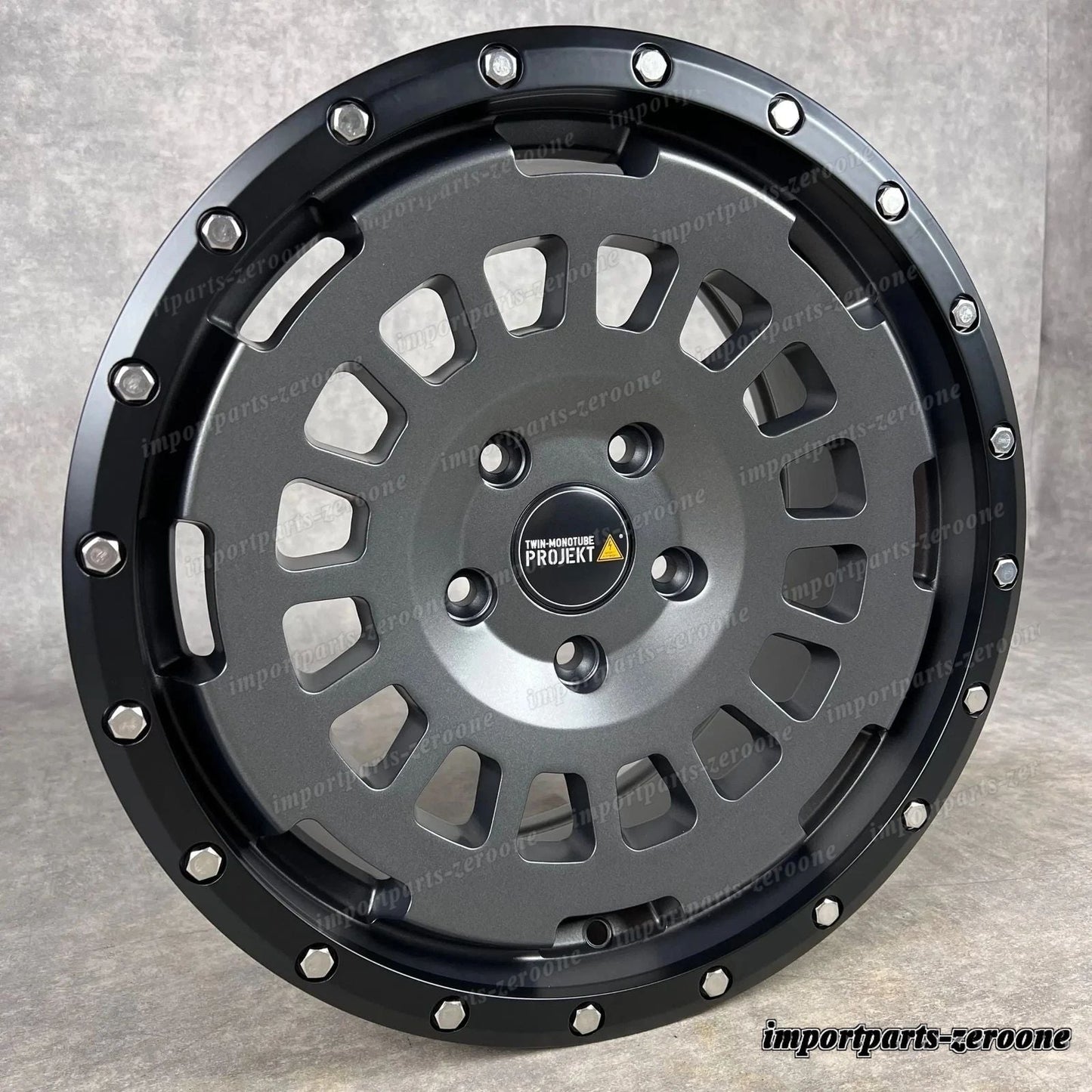 Twin Monotube AT Offroad Felge VW T5 T6 T6.1 8,5x18 5x120 ET47 All Terrain STONE　-1939