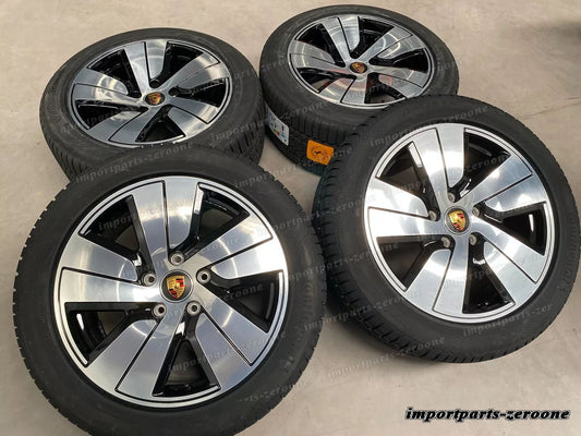 19 インチ 純正e ポルシェ タイカン S Aero 4S Cerchioni Inverno 9J1073600B Conti Nuovo　-1987