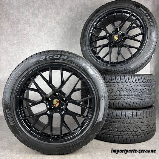 ホイール ウィンターセット ポルシェ マカン 1+2 20 インチ 純正 Rs Spyder ホイール GTS ターボ　-1992