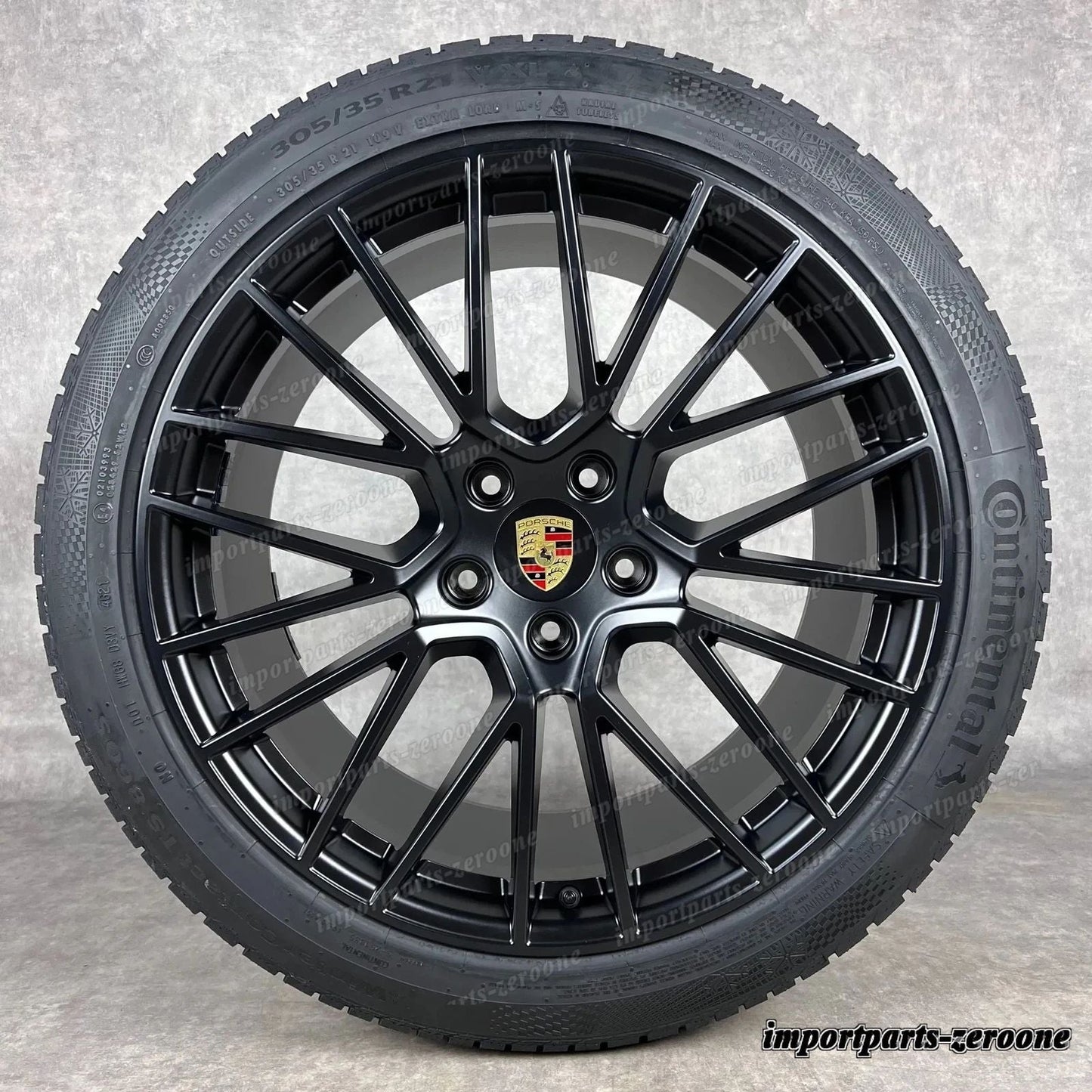 冬用 ポルシェ カイエン E3 21インチ 純正 RS Spyder ホイール ターボ S 9Y0044610S　-2003