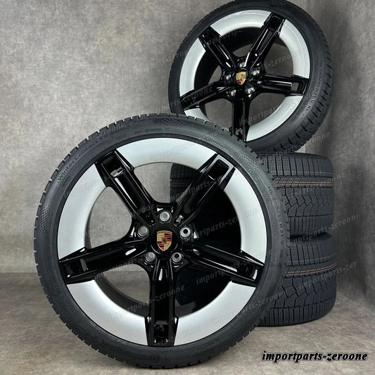 ホイール ウィンターセット ポルシェ タイカン J1-2 21インチ ホイール 純正 Mission E 9J1073603KA 新品　-2041