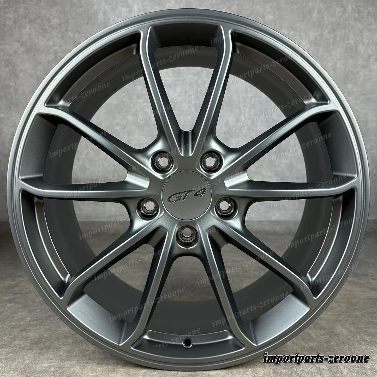 ポルシェ ケイマン 981 20インチ 純正 GT4 ホイール 98136216280 98136216681 新品 Platinum　-2046