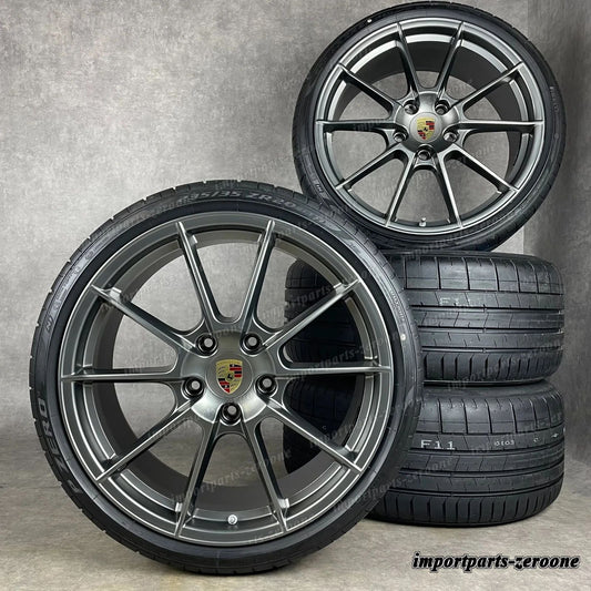 夏用 ポルシェ 718 982 ボクスター ケイマン S 20インチ 純正 Spyder GTS 4.0 ホイール　-2076