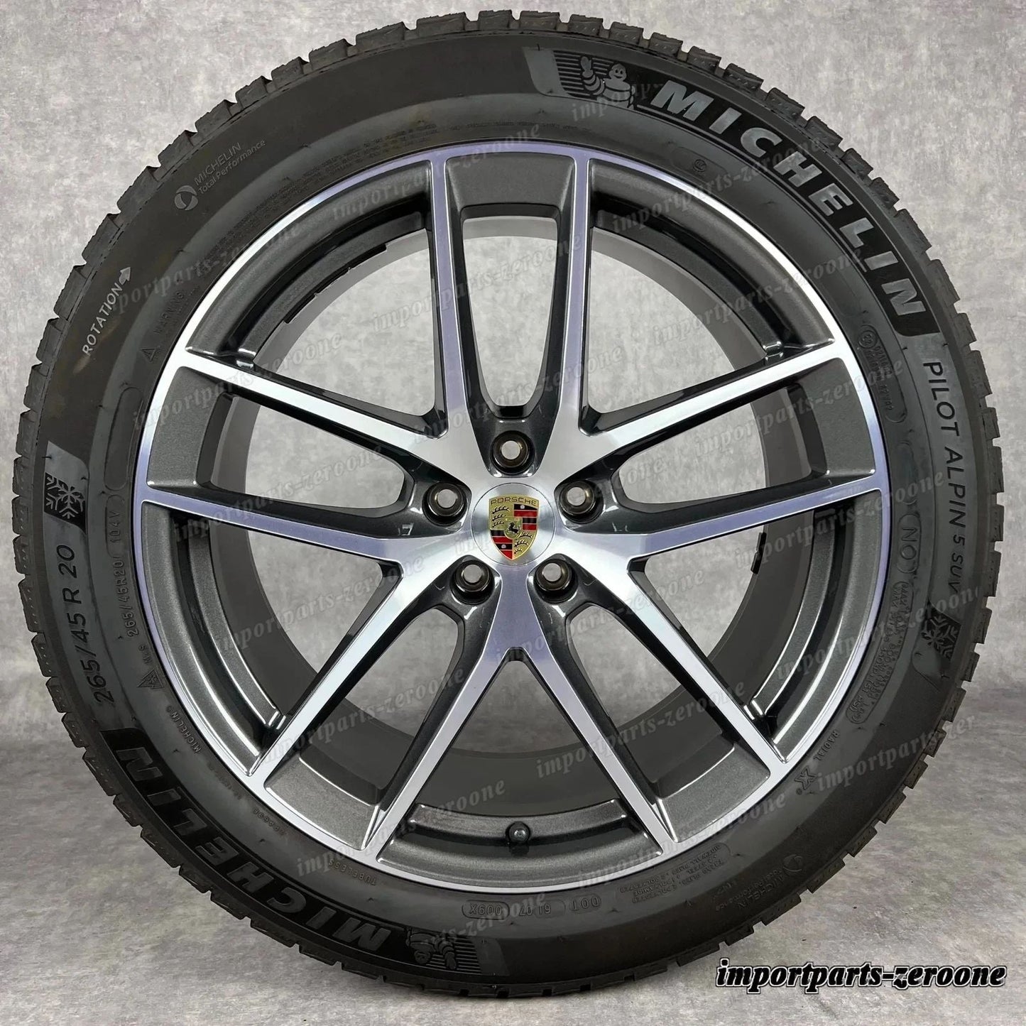 ウィンターセット ポルシェ マカン III 20インチ 純正 S . ホイール ターボ GTS T　-2089