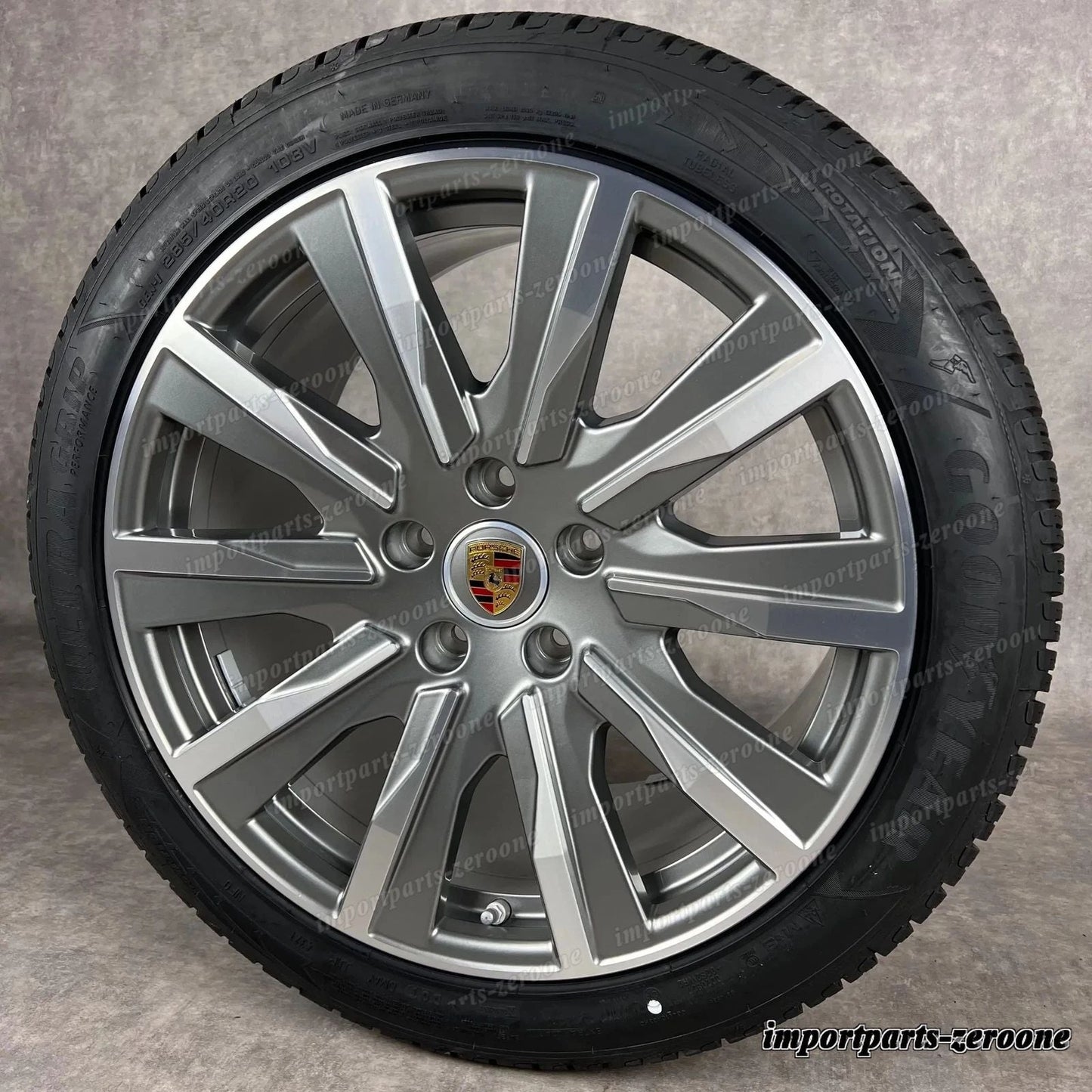 冬用 ポルシェ タイカン J1-2 20インチ 純正 Tequipment ホイール 新品 9J1073603GG　-2112