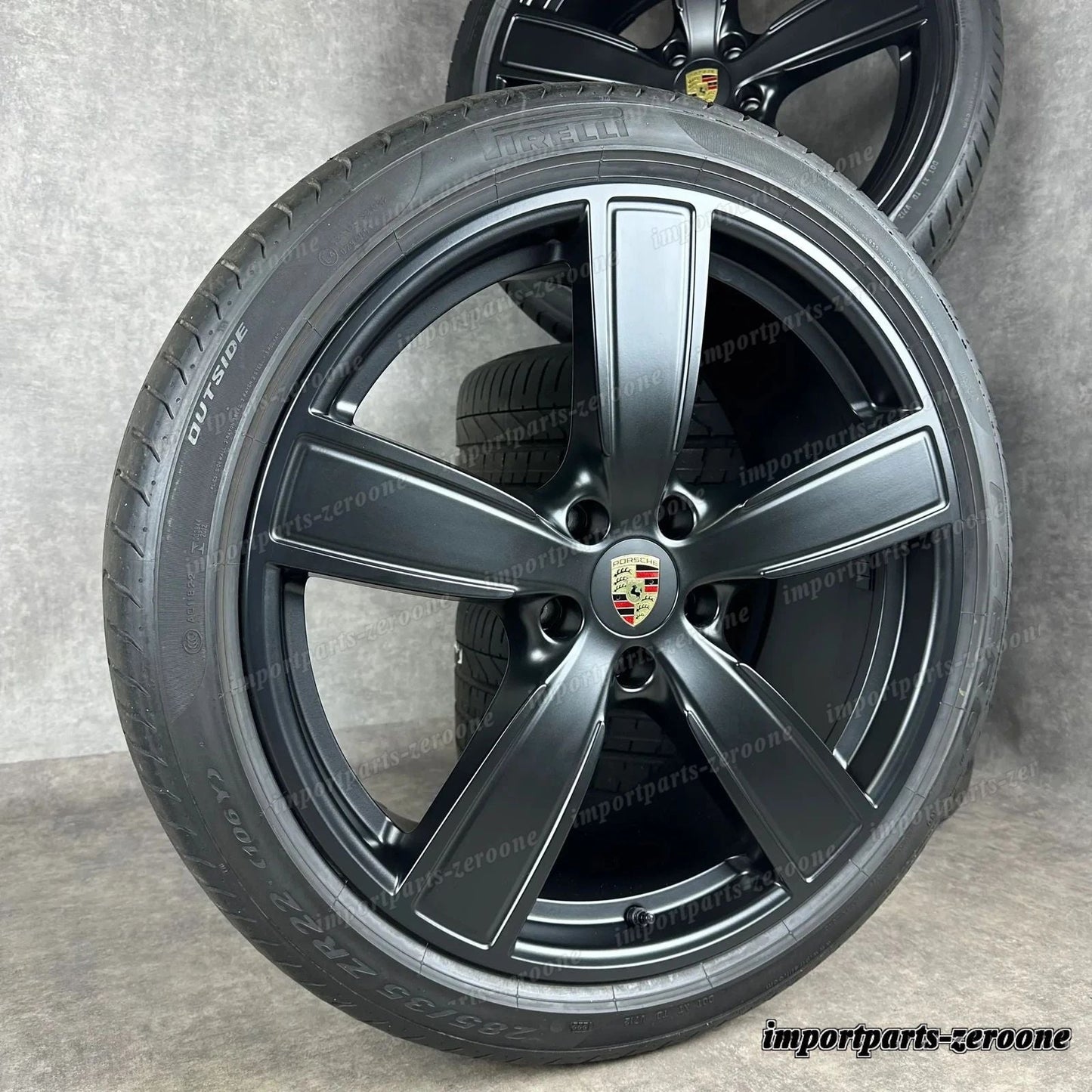 Ruote ポルシェ カイエン Coup E3 22 インチ 純正e Sport Classic Cerchioni ターボ 9Y3　-2140