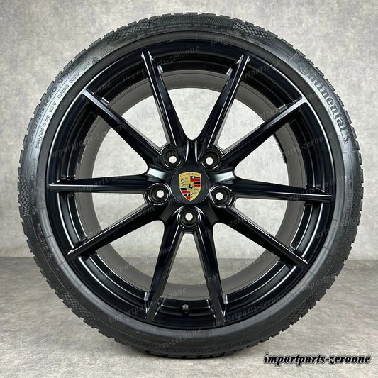 ウィンターセット ポルシェ 992 純正 20インチ/21インチ カレラ S C2 C4 4S de ホイール　-2146