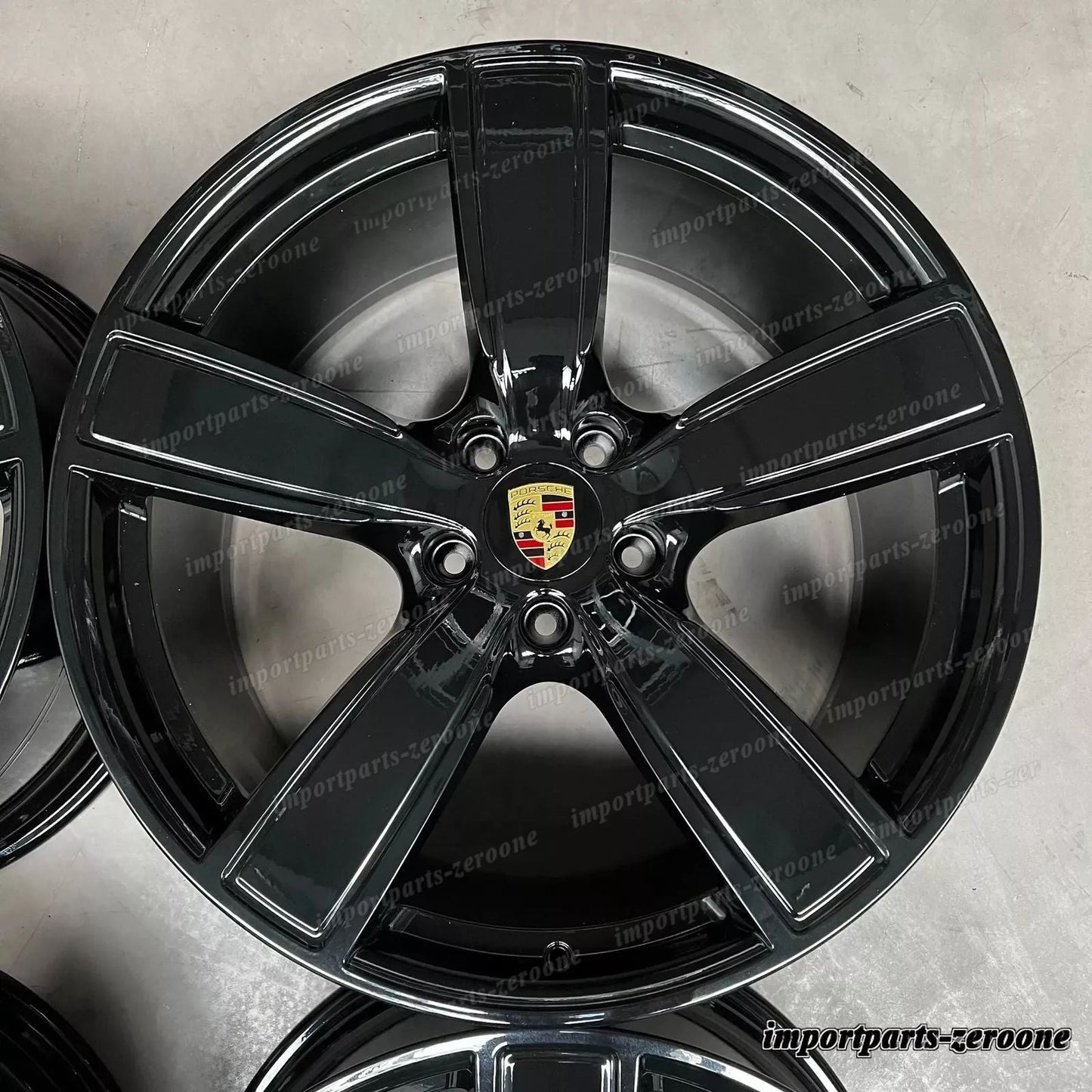 純正e ポルシェ カイエン Coupe E3 22 インチ Sport Classic Cerchi ターボ S GTS Hybrid　-2162