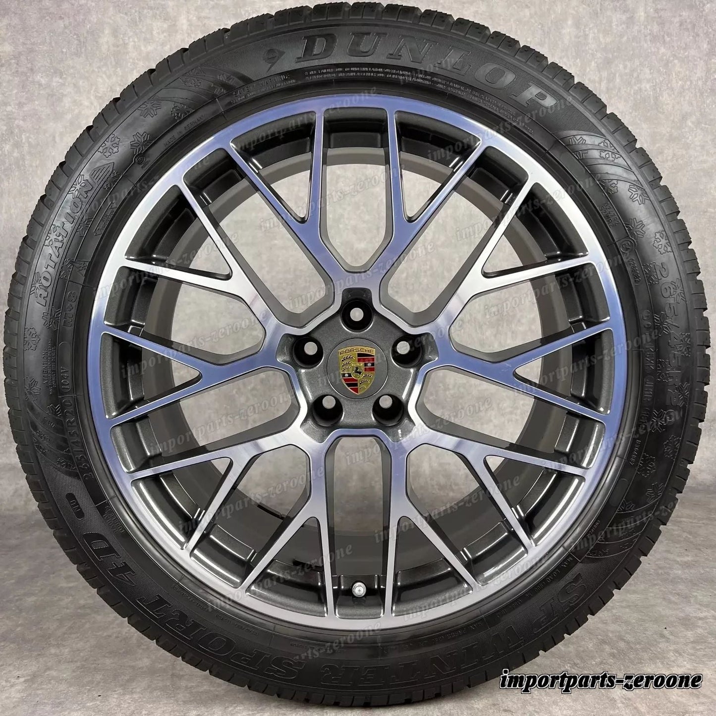 純正 ポルシェ マカン 1+2 20インチ rs Spyder ホイール 冬用 GTS ターボ 95B044642H　-2176