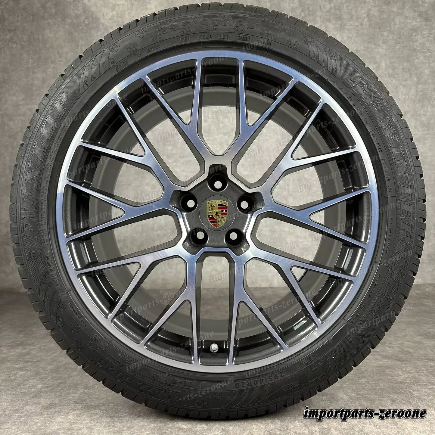 純正 ポルシェ マカン 1+2 20インチ rs Spyder ホイール 冬用 GTS ターボ 95B044642H　-2176