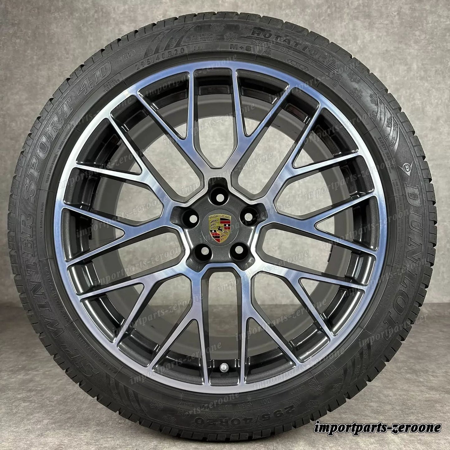 純正 ポルシェ マカン 1+2 20インチ rs Spyder ホイール 冬用 GTS ターボ 95B044642H　-2176
