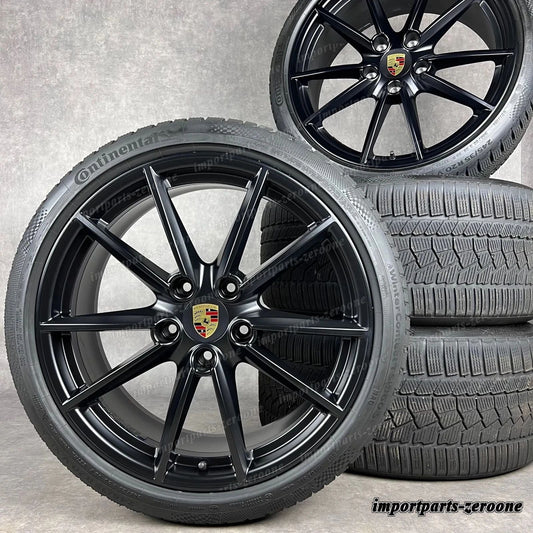 ウィンターセット ポルシェ 992 純正 20インチ/21インチ カレラ S C2 C4 4S ホイール De　-2183