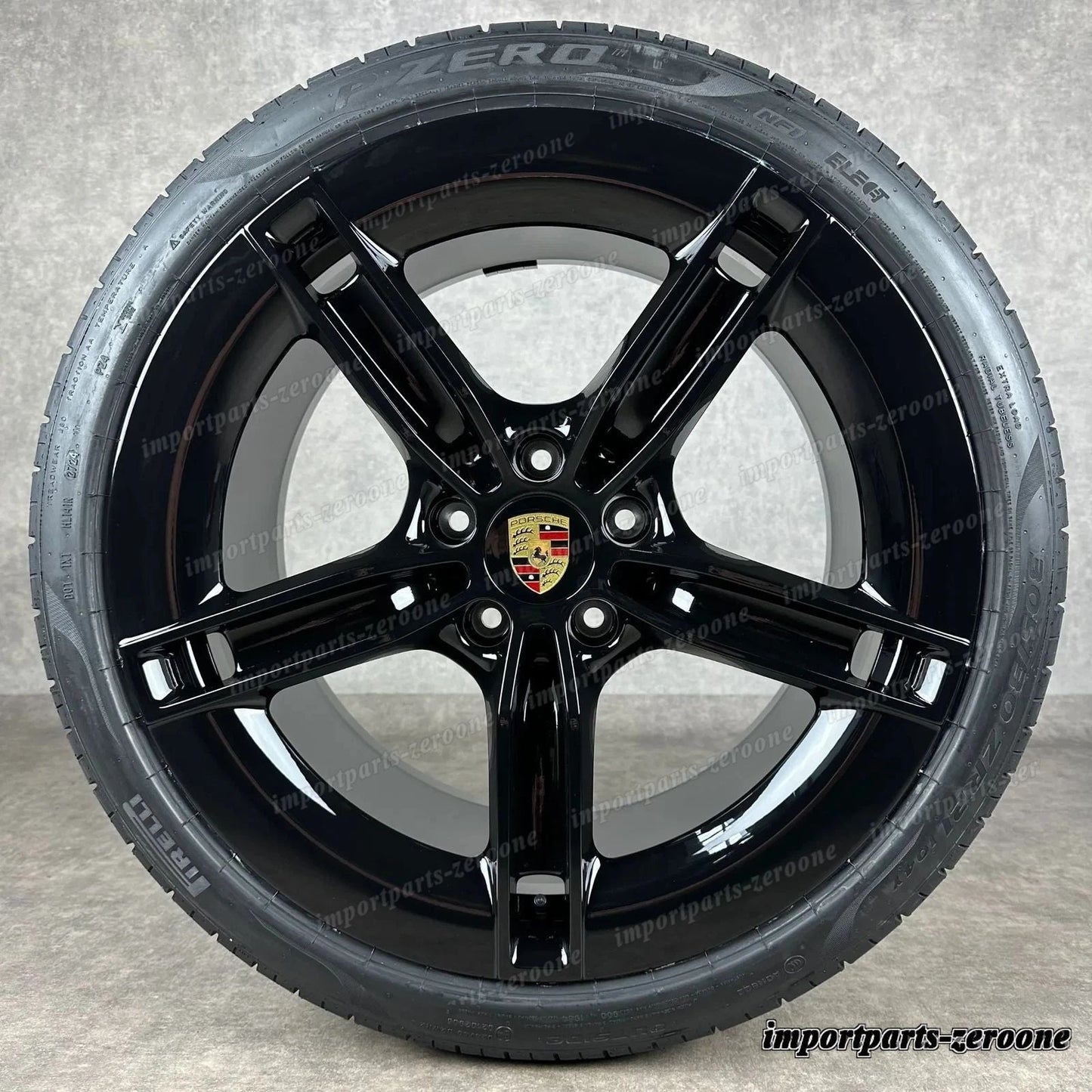 夏用 ポルシェ タイカン J1-2 21インチ 純正 Mission e ホイール 9J1073663KB 新品　-2189