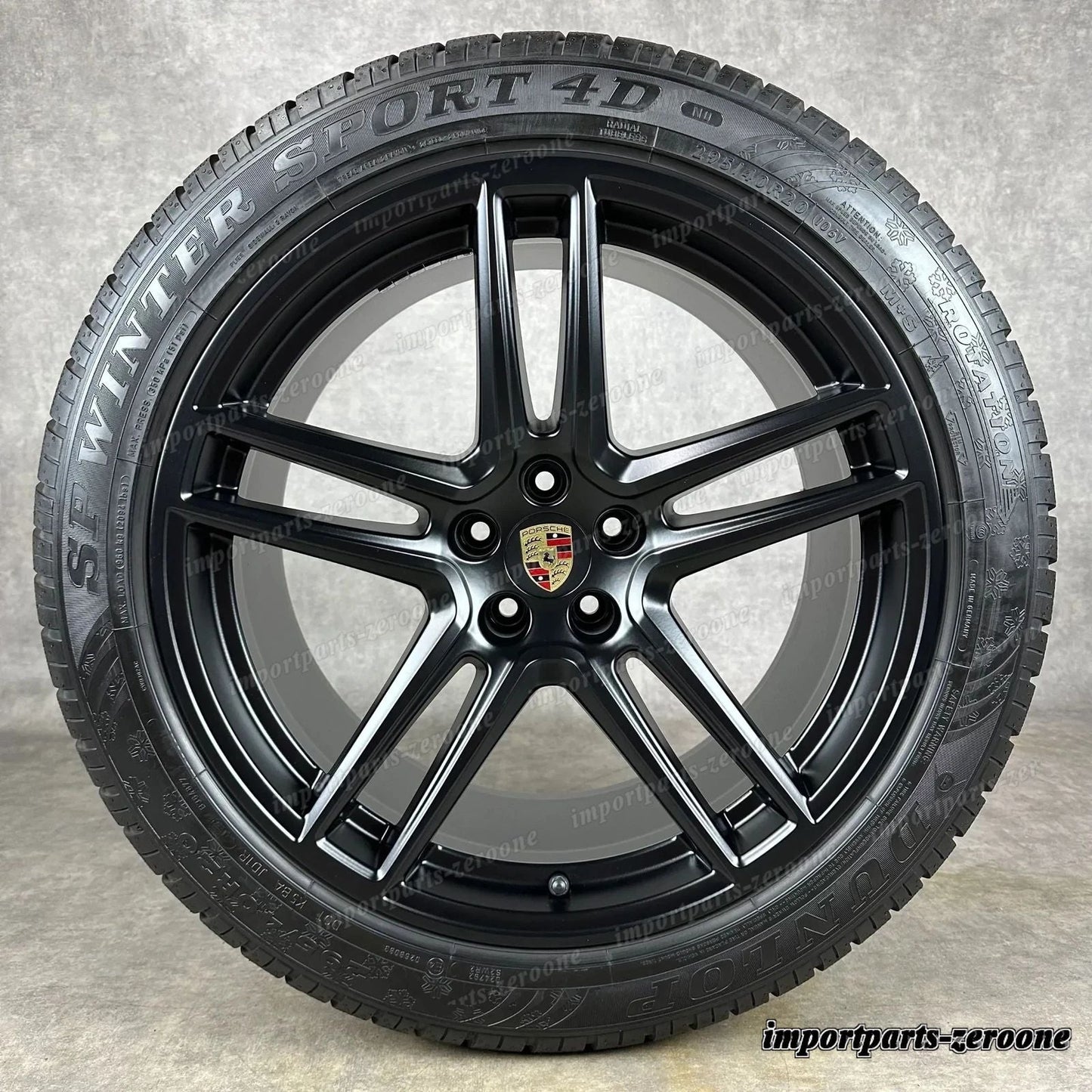 冬用 ポルシェ マカン II 20インチ 純正 ターボ GTS s ホイール ブラック 95B044642F　-2191