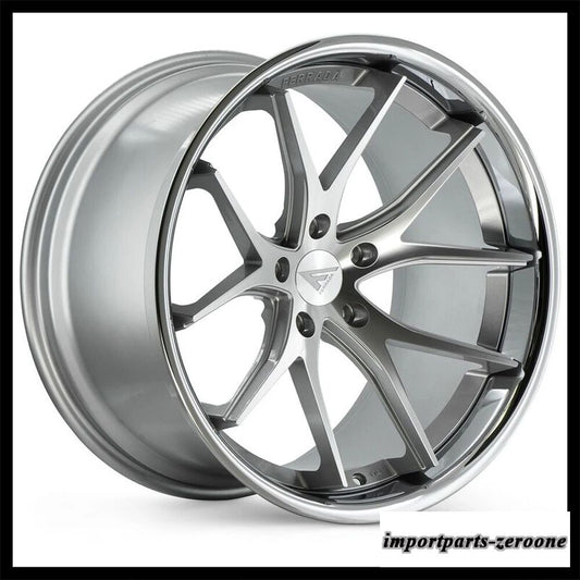 20インチ Ferrada FR2 シルバー コンケーブ ホイール リム Infiniti Q50 セダン適合　ホイール４本セット　-FRD-1001
