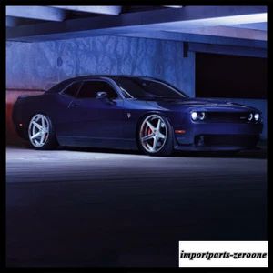 20インチフェラーダ FR3 シルバー コンケーブ ホイール リム ダッジ チャレンジャー RT SE に適合　ホイール４本セット　-FRD-1011