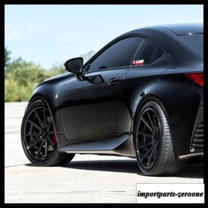 20インチフェラーダ FR4 ブラックコンケーブホイールリムレクサス RCF に適合　ホイール４本セット　-FRD-1027