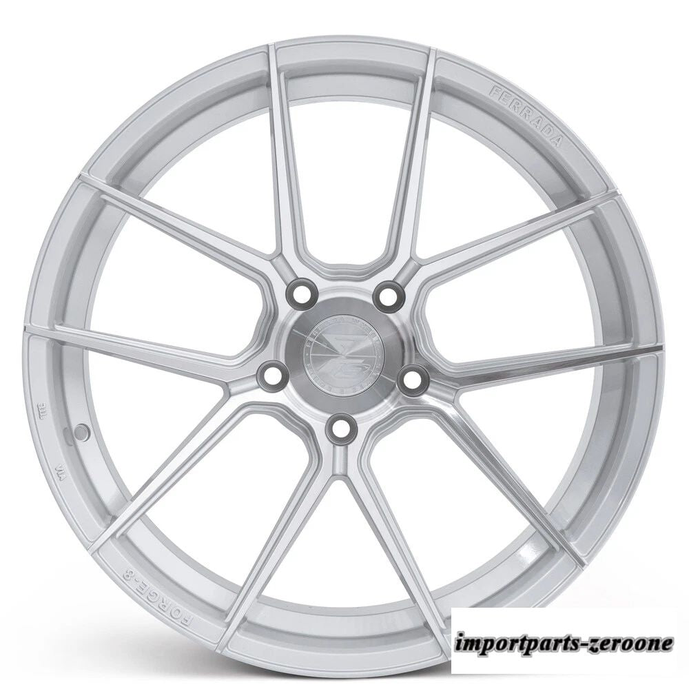 20インチフェラーダ F8-FR8 シルバー フォージド コンケーブ ホイール リム BMW E63 E64 645 650 に適合　ホイール４本セット　-FRD-1056