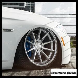 20インチフェラーダ FR4 シルバー コンケーブ ホイール リム Maserati Quattroporte に適合　ホイール４本セット　-FRD-1057