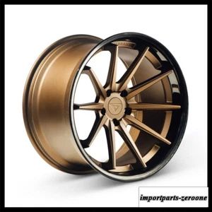 20インチフェラーダ FR4 ブロンズ コンケーブ ホイール リム Infiniti G37 セダン適合　ホイール４本セット　-FRD-1068