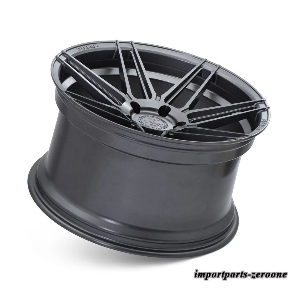 20インチFerrada F8-FR6 20x10 グラファイト鍛造コンケーブホイールリムアウディ A5 S5 に適合　ホイール４本セット　-FRD-1082