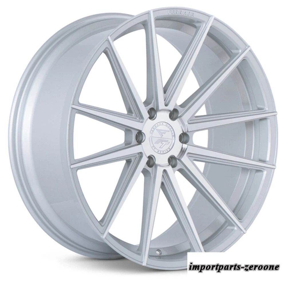22インチフェラーダ ft1 シルバー コンケーブ ホイール リム フォード F-150 に適合 - 4 個セット　ホイール４本セット　-FRD-1095