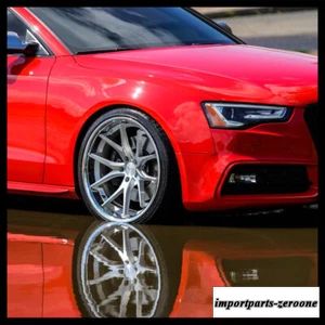19インチフェラーダ FR2 シルバー 19x9.5 コンケーブホイールリム アウディ B8 A5 S5 に適合　ホイール４本セット　-FRD-1101