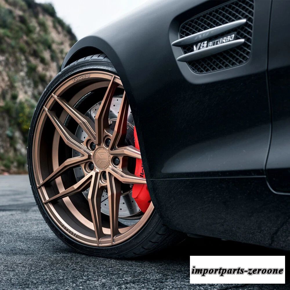 20インチフェラーダ F8-FR5 ブロンズ フォージド コンケーブ ホイール リム ベンツ SL500 SL550 SL に適合　ホイール４本セット　-FRD-1118