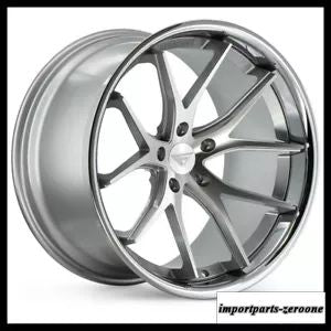 20インチフェラーダ FR2 シルバー コンケーブ ホイール リム フォード マスタング GT 500 に適合　ホイール４本セット　-FRD-1130