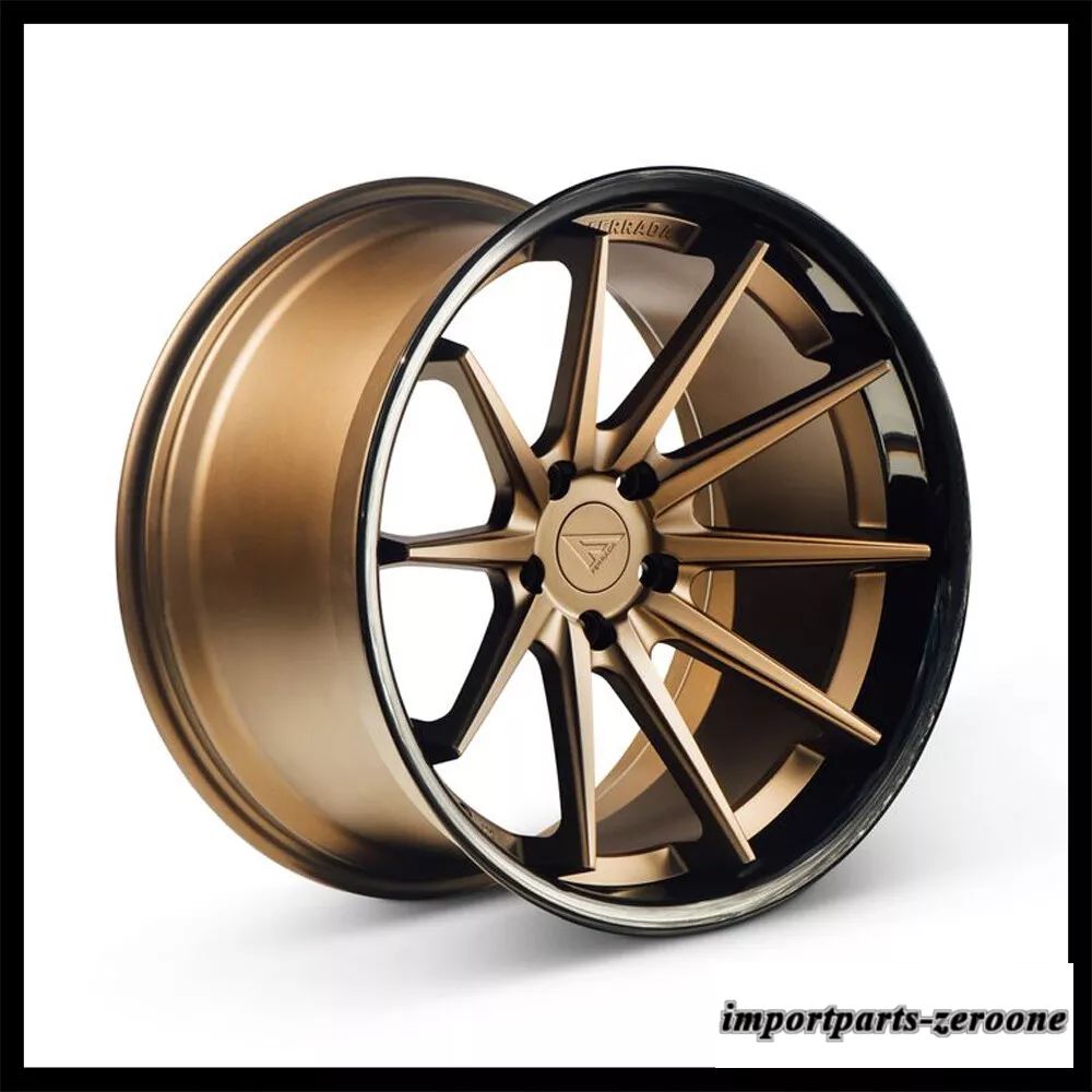 20インチフェラーダ FR4 ブロンズ コンケーブ ホイール リム 日産 350Z に適合　ホイール４本セット　-FRD-1141