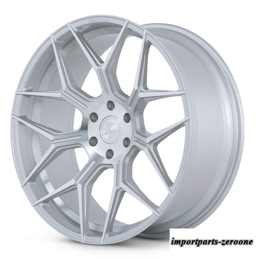 24"フェラーダ FT3 シルバー コンケーブ ホイール リム シボレー Tahoe に適合　ホイール４本セット　-FRD-1152