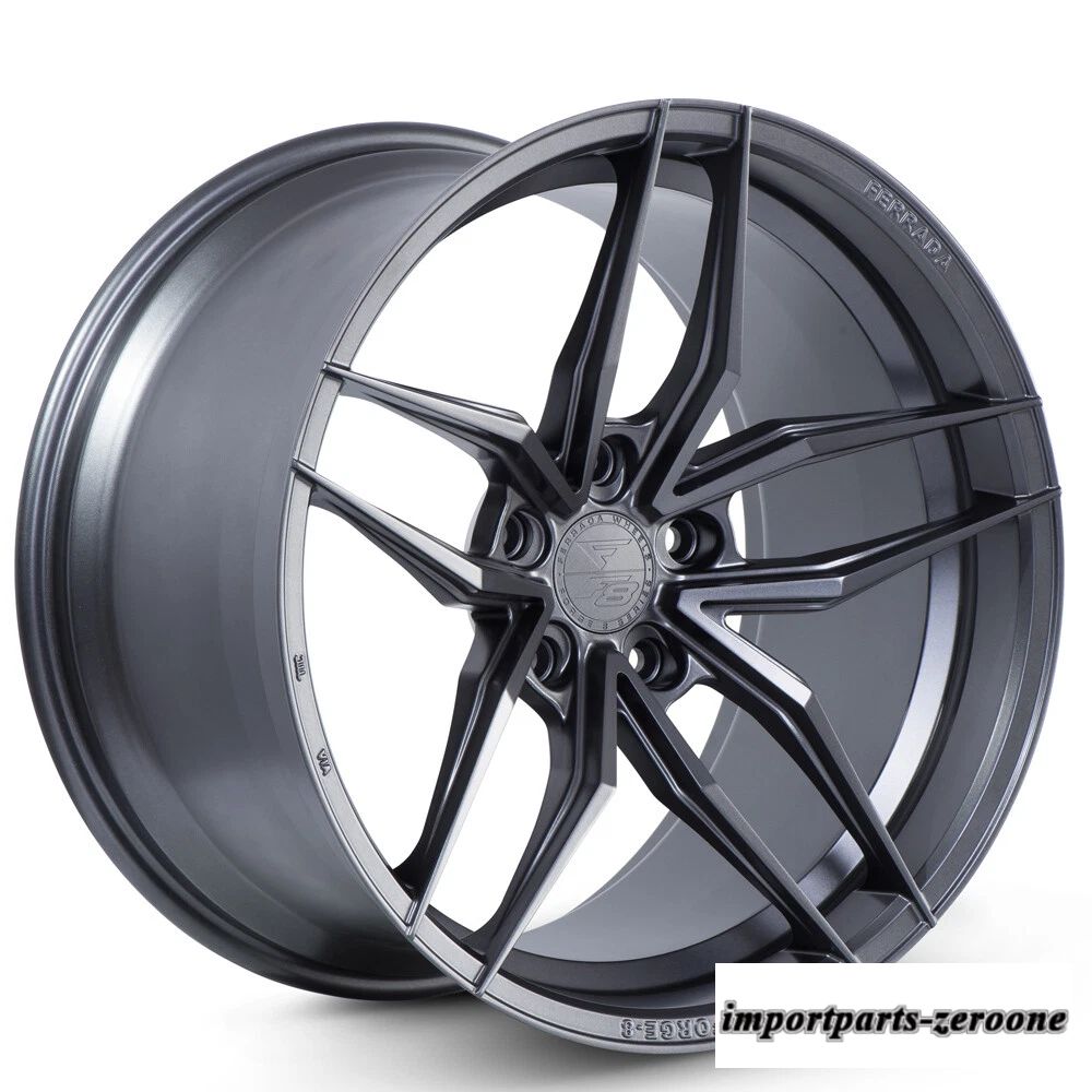 20インチフェラーダ F8-FR5 グラファイト鍛造コンケーブホイールリム日産GTR適合　ホイール４本セット　-FRD-1184