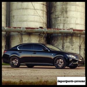 20インチフェラーダ FR2 ブラックコンケーブホイールリムレクサス GS300 GS400 GS430 に適合　ホイール４本セット　-FRD-1191