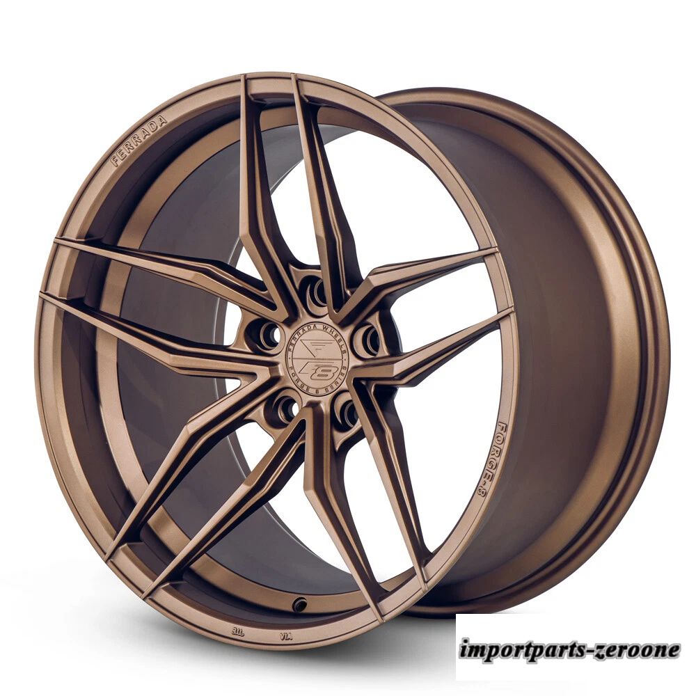 20インチフェラーダ F8-FR5 ブロンズ フォージド コンケーブ ホイール リム Maserati Ghibli に適合　ホイール４本セット　-FRD-1220