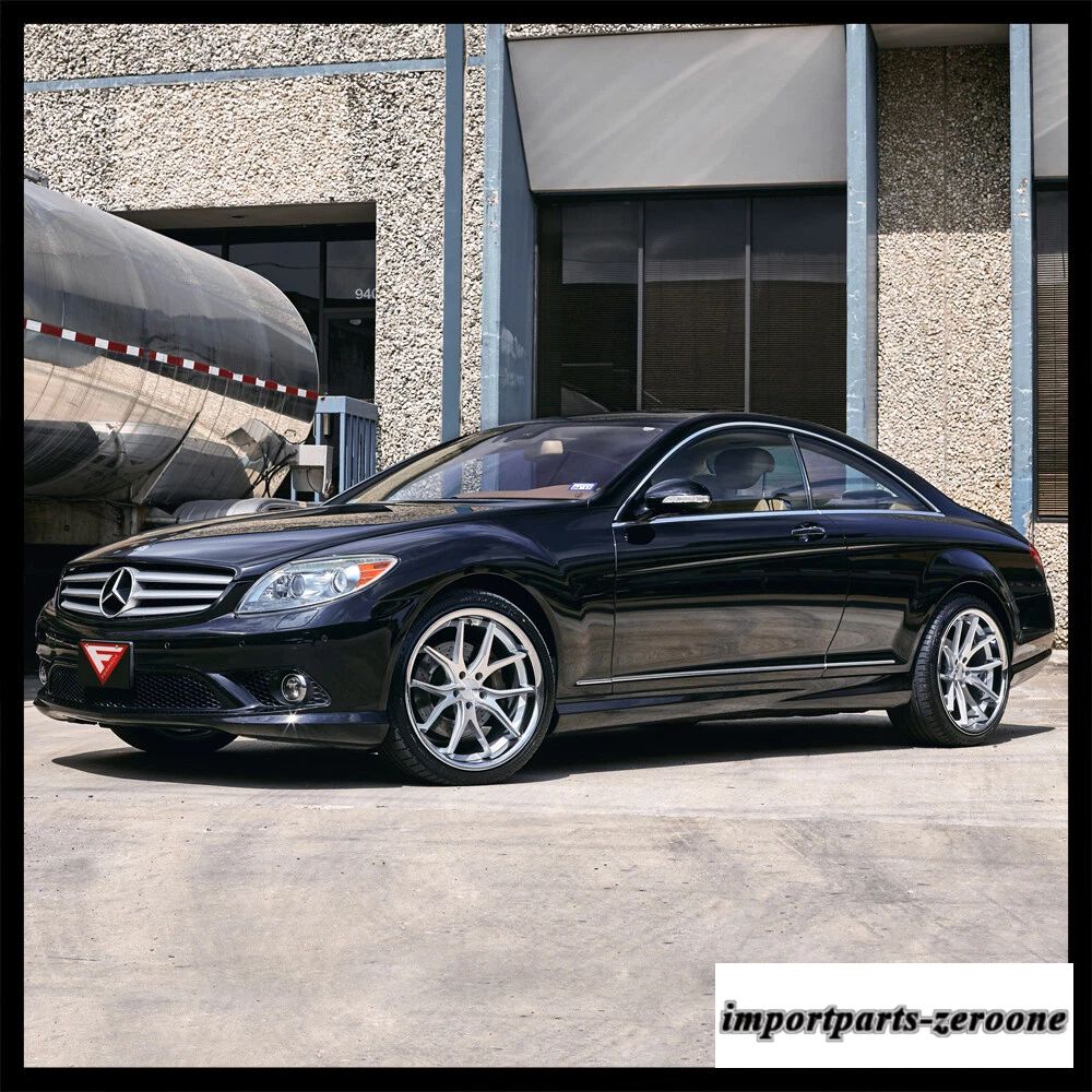 19インチフェラーダ FR2 シルバー コンケーブ ホイール リム メルセデス W215 CL500 CL55 CL65 に適合　ホイール４本セット　-FRD-1229