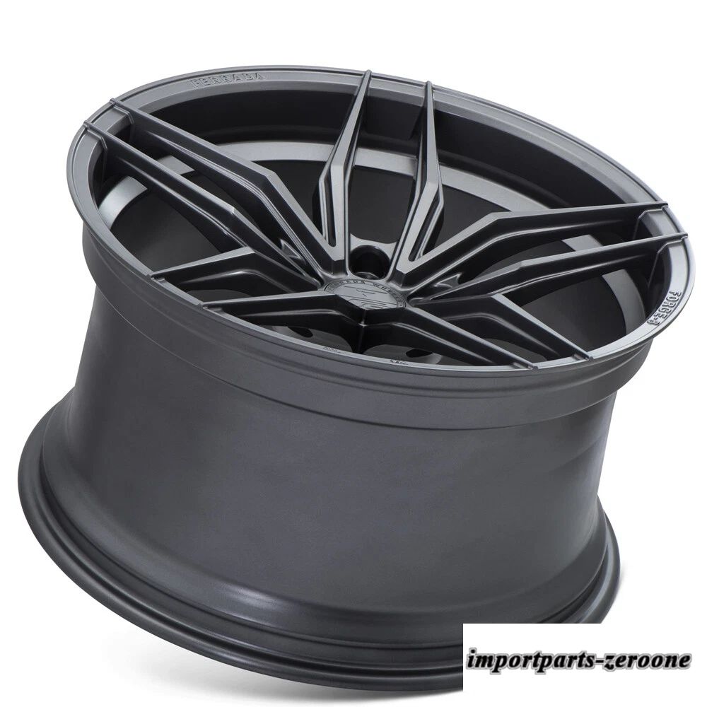 20インチフェラーダ F8-FR5 グラファイトコンケーブホイールリムベンツ W219 Cls500 cls550 に適合　ホイール４本セット　-FRD-1240