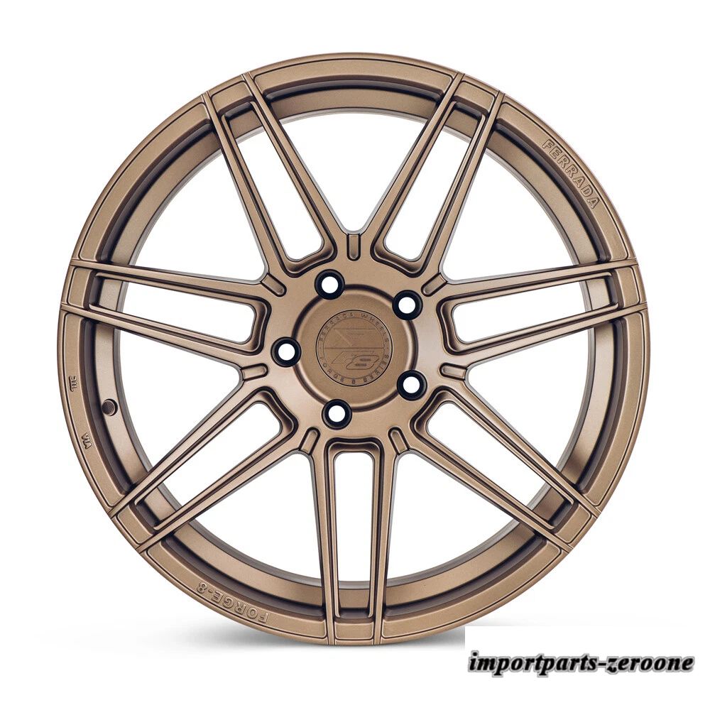 20インチフェラーダ F8-FR6 ブロンズ フォージド コンケーブ ホイール リム BMW F80 M3 に適合　ホイール４本セット　-FRD-1258