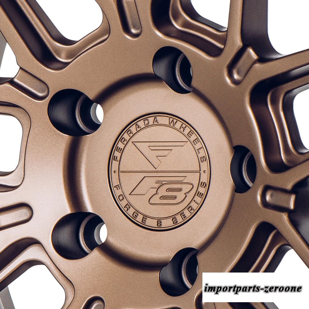 20インチフェラーダ F8-FR6 ブロンズ フォージド コンケーブ ホイール リム BMW F15 X5 に適合　ホイール４本セット　-FRD-1259